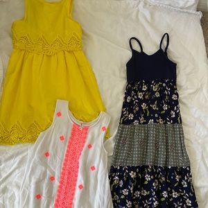 Bundle of girls dresses for summer age 8-11